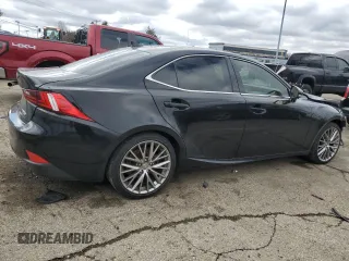 2015 Lexus IS 250 with VIN JTHCF1D2XF5027889, listed as a Copart auction lot 47122285 with 122,426 mi miles and Salvage Title. Bid and sale history available at DreamBid. Image 3.