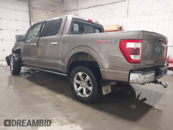 2023 Ford F-150 XL with VIN 1FTFW1ED8PFD27246, listed as a IAAI auction lot 41433637 with 1 mi miles. Bid and sale history available at carsss.com. Image 3.