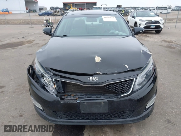 2015 Kia Optima LX with VIN 5XXGM4A7XFG388562, listed as a IAAI auction lot 41937822 with 136,764 mi miles. Bid and sale history available at carsss.com. Image 12.