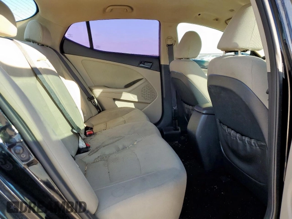 2013 Kia Optima LX with VIN 5XXGM4A74DG257091, listed as a Copart auction lot 47219175 with 136,300 mi miles and Salvage Title. Bid and sale history available at carsss.com. Image 10.