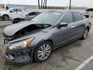 2011 Honda Accord EX with VIN 1HGCP3F71BA015975, listed as a Copart auction lot 59851885 with 124,457 mi miles and Salvage title. Bid and sale history available at DreamBid. Image 1.