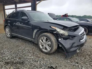 2012 Infiniti FX with VIN JN8AS1MW2CM152348, listed as a Copart auction lot 54661095 with 190,772 mi miles and Salvage title. Bid and sale history available at DreamBid. Image 4.