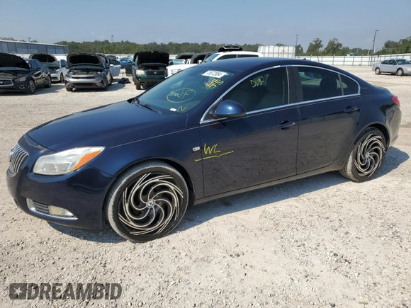 2011 Buick Regal CXL RL3 with VIN 2G4GR5EC8B9173967, listed as a Copart auction lot 75872984 with 136,498 mi miles and Non Repairable. Bid and sale history available at carsss.com. Image 1.