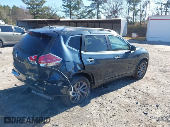 2016 Nissan Rogue SV with VIN 5N1AT2MV7GC732658, listed as a IAAI auction lot 41138612 with 119,692 mi miles. Bid and sale history available at carsss.com. Image 4.