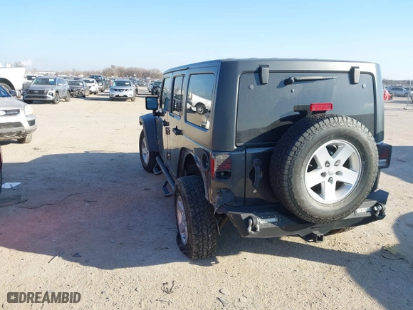 2017 Jeep Wrangler Unlimited Sport with VIN 1C4BJWDG4HL634468, listed as a IAAI auction lot 41668747 with 88,691 mi miles. Bid and sale history available at carsss.com. Image 3.