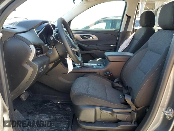 2021 Chevrolet Traverse LS with VIN 1GNERFKW0MJ212971, listed as a Copart auction lot 46793925 with 63,238 mi miles and Salvage Title. Bid and sale history available at carsss.com. Image 7.