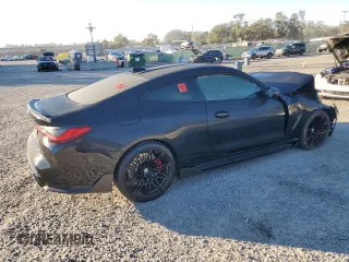 2021 BMW M4 Competition with VIN WBS33AZ01MCG38478, listed as a Copart auction lot 82415084 with 0 mi miles and Salvage Title. Bid and sale history available at carsss.com. Image 3.