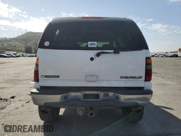 2002 Chevrolet Tahoe Z71 with VIN 1GNEK13T72R237845, listed as a Copart auction lot 47199575 with 187,318 mi miles and Salvage Title. Bid and sale history available at carsss.com. Image 6.