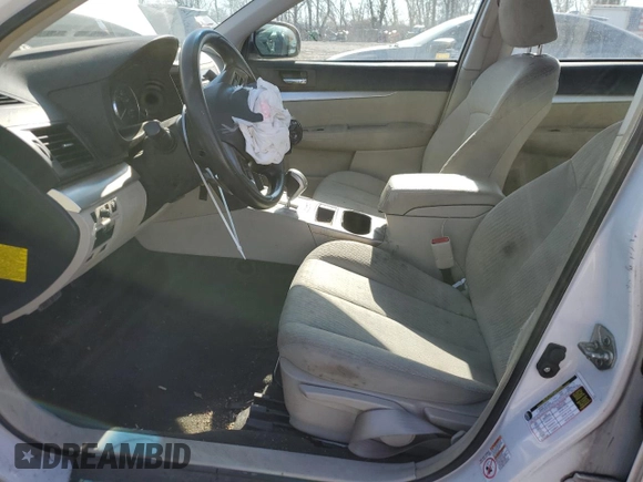 2012 Subaru Legacy 2.5i with VIN 4S3BMBA67C3008692, listed as a Copart auction lot 48593585 with 202,432 mi miles and Salvage Title. Bid and sale history available at DreamBid. Image 7.