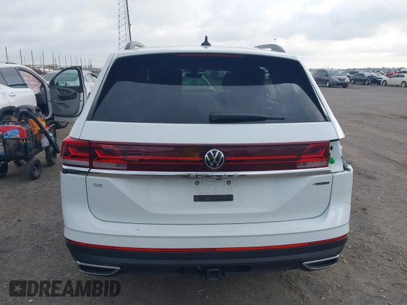 2025 Volkswagen Atlas SE with VIN 1V2HR2CAXSC505813, listed as a IAAI auction lot 42149407 with 19,160 mi miles and . Bid and sale history available at DreamBid. Image 16.