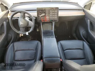 2020 Tesla Model Y Long Range with VIN 5YJYGDEE8LF008346, listed as a Copart auction lot 52863725 with 60,378 mi miles and Salvage Title. Bid and sale history available at DreamBid. Image 8.