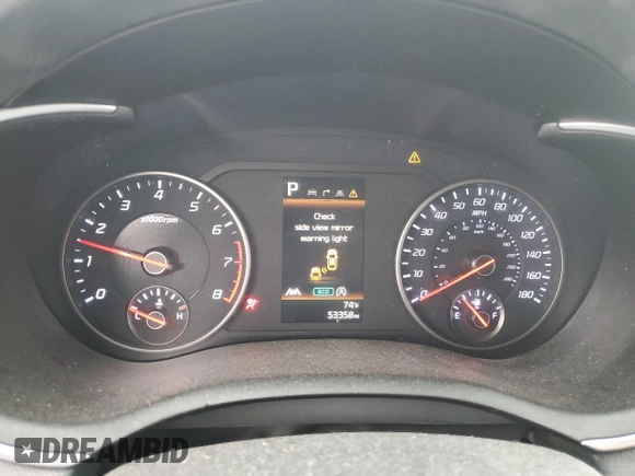 2022 Kia Stinger GT-Line with VIN KNAE35LD4N6106199, listed as a Copart auction lot 79139164 with 53,358 mi miles and Salvage Title. Bid and sale history available at DreamBid. Image 9.