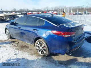 2016 Kia Optima SXL Turbo with VIN 5XXGV4L2XGG014565, listed as a IAAI auction lot 41213545 with 112,166 mi miles. Bid and sale history available at carsss.com. Image 3.