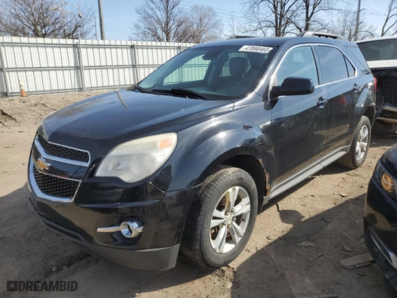 2012 Chevrolet Equinox LT w/2LT with VIN 2GNALPEK8C6320605, listed as a Copart auction lot 47890465 with 224,588 mi miles and Clean Title. Bid and sale history available at carsss.com. Image 1.