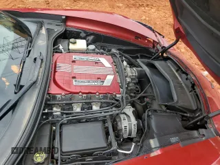2015 Chevrolet Corvette Z06 3LZ with VIN 1G1YU2D63F5603319, listed as a Copart auction lot 58867005 with 25,385 mi miles and Salvage title. Bid and sale history available at DreamBid. Image 11.