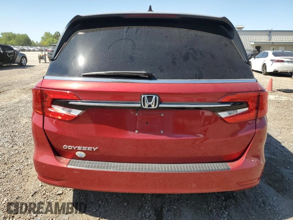 2023 Honda Odyssey EX-L с VIN 5FNRL6H64PB032715, выставлен на аукционе Copart как лот 52238215 с пробегом 39 871 миль миль и Списание • Salvage title. История ставок и продаж доступна на DreamBid. Изображение 6.