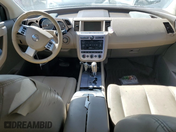 2006 Nissan Murano S with VIN JN8AZ08T96W428085, listed as a Copart auction lot 74127114 with 260,577 mi miles and Salvage Title. Bid and sale history available at carsss.com. Image 8.