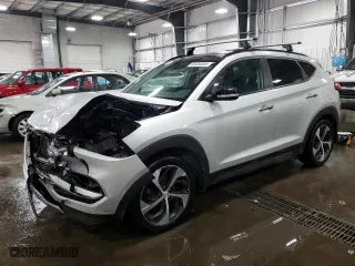 2016 Hyundai Tucson Limited with VIN KM8J3CA27GU032598, listed as a Copart auction lot 49384855 with 75,875 mi miles and Salvage Title. Bid and sale history available at carsss.com. Image 1.