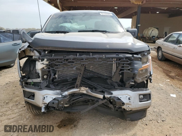 2024 Ford F-150 with VIN 1FTEX2LP2RKF10597, listed as a Copart auction lot 51155685 with 4,177 mi miles and Salvage title. Bid and sale history available at DreamBid. Image 5.