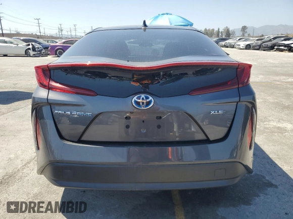 2021 Toyota Prius LE with VIN JTDKAMFPXM3174423, listed as a Copart auction lot 57614925 with Not provided miles and Non repairable. Bid and sale history available at DreamBid. Image 6.