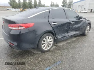 2018 Kia Optima LX with VIN 5XXGT4L3XJG261199, listed as a Copart auction lot 48637255 with 107,293 mi miles and Salvage Title. Bid and sale history available at carsss.com. Image 3.