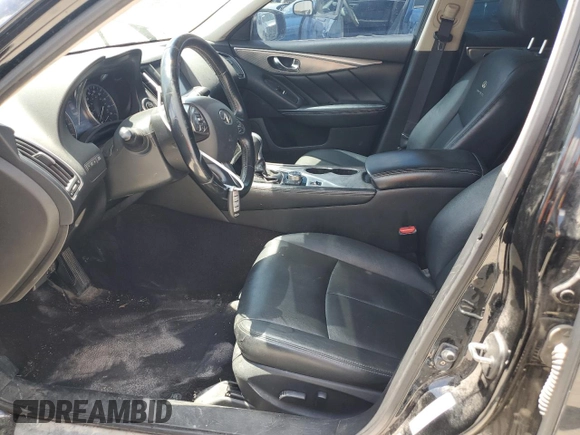2014 Infiniti Q50 Premium with VIN JN1BV7AP6EM691276, listed as a Copart auction lot 56111145 with 209,033 mi miles and Salvage title. Bid and sale history available at DreamBid. Image 7.