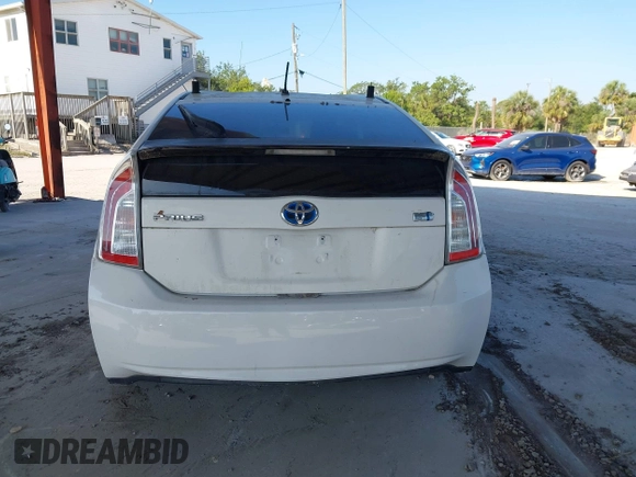2014 Toyota Prius Four with VIN JTDKN3DU7E0376226, listed as a IAAI auction lot 42066143 with Not Provided miles. Bid and sale history available at carsss.com. Image 15.