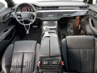 2022 Audi A8 with VIN WAULDAF8XNN005475, listed as a Copart auction lot 86819894 with 43,777 mi miles and Salvage Title. Bid and sale history available at carsss.com. Image 8.