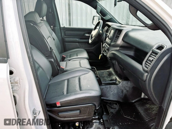 2022 Ram 1500 Tradesman with VIN 1C6RRFGG8NN241874, listed as a Copart auction lot 63913105 with 37,400 mi miles and Salvage title. Bid and sale history available at DreamBid. Image 5.