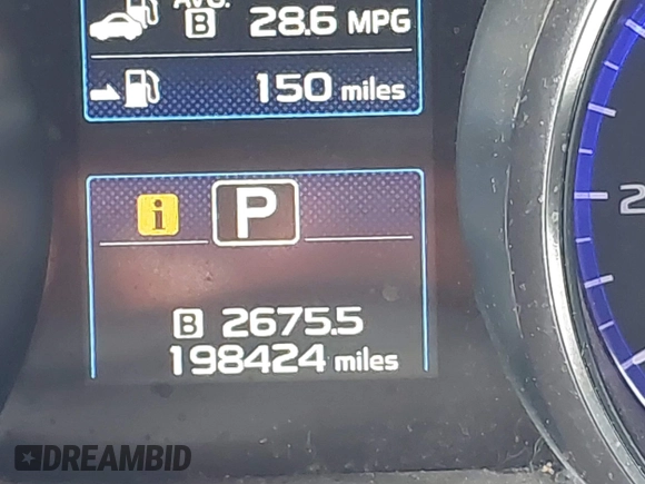 2016 Subaru Legacy Premium with VIN 4S3BNAE60G3048040, listed as a IAAI auction lot 42675070 with 198,424 mi miles and . Bid and sale history available at DreamBid. Image 15.