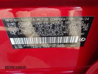 2024 Lexus IS 350 F Sport z VIN JTHBZ1B24R5080548, wystawiony jako IAAI lot #41143943 z przebiegiem 667 mil mil oraz . Historia ofert i sprzedaży dostępna na DreamBid. Obrazek 9.