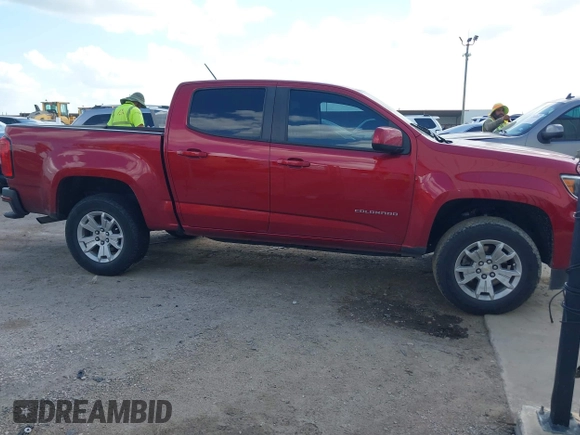 2021 Chevrolet Colorado 2WD LT with VIN 1GCGSCEN2M1125953, listed as a IAAI auction lot 42508823 with 106,215 mi miles and . Bid and sale history available at DreamBid. Image 13.