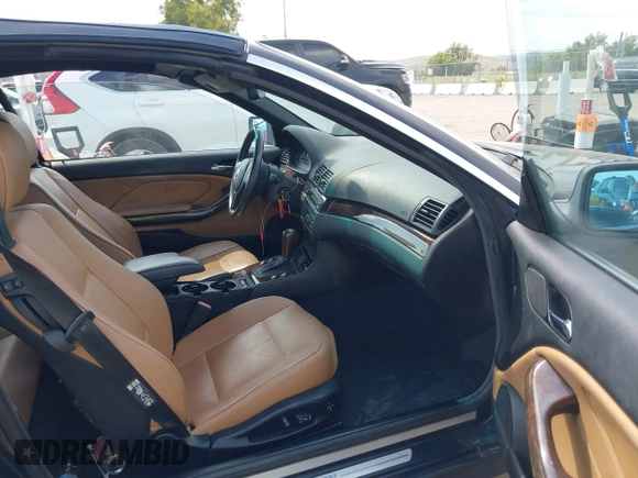 2005 BMW 3 Series 325Ci with VIN WBABW33405PL35066, listed as a IAAI auction lot 40118380 with 245,479 mi miles and . Bid and sale history available at carsss.com. Image 5.