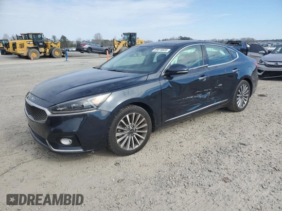 2017 Kia Cadenza Premium with VIN KNALC4J16H5042090, listed as a Copart auction lot 89070835 with 99,642 mi miles and Salvage Title. Bid and sale history available at carsss.com. Image 1.