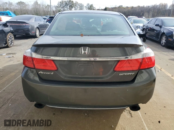 2014 Honda Accord Sport with VIN 1HGCR2F53EA116684, listed as a Copart auction lot 79904624 with 224,821 mi miles and Salvage Title. Bid and sale history available at DreamBid. Image 6.