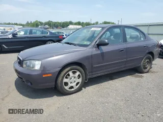 2002 Hyundai Elantra GLS z VIN KMHDN45DX2U411144, wystawiony jako Copart lot #59258685 z przebiegiem 171 975 mil mil oraz Szkoda całkowita • Salvage title. Historia ofert i sprzedaży dostępna na DreamBid. Obrazek 1.