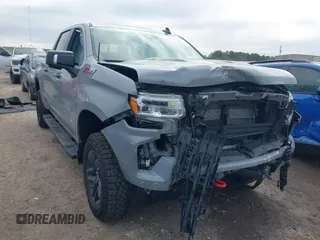 2024 Chevrolet Silverado 1500 LT Trail Boss with VIN 3GCUDFED1RG397733, listed as a IAAI auction lot 41283622 with 4,016 mi miles and . Bid and sale history available at DreamBid. Image 1.