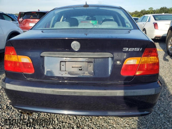 2005 BMW 3 Series 325i with VIN WBAET37455NJ90117, listed as a Copart auction lot 73879614 with 129,515 mi miles and Salvage Title. Bid and sale history available at DreamBid. Image 6.