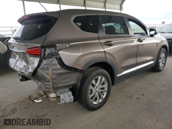 2019 Hyundai Santa Fe SE with VIN 5NMS2CAD6KH094524, listed as a Copart auction lot 36191653 with 63,098 mi miles. Bid and sale history available at carsss.com. Image 3.