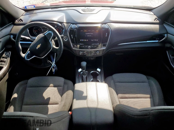 2023 Chevrolet Traverse LT Cloth with VIN 1GNERGKWXPJ277286, listed as a Copart auction lot 59326125 with 20,032 mi miles and Salvage title. Bid and sale history available at DreamBid. Image 8.