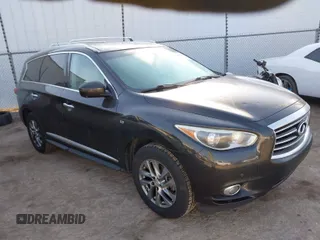 2015 Infiniti QX60 with VIN 5N1AL0MM1FC542896, listed as a IAAI auction lot 41673442 with 138,458 mi miles. Bid and sale history available at carsss.com. Image 1.