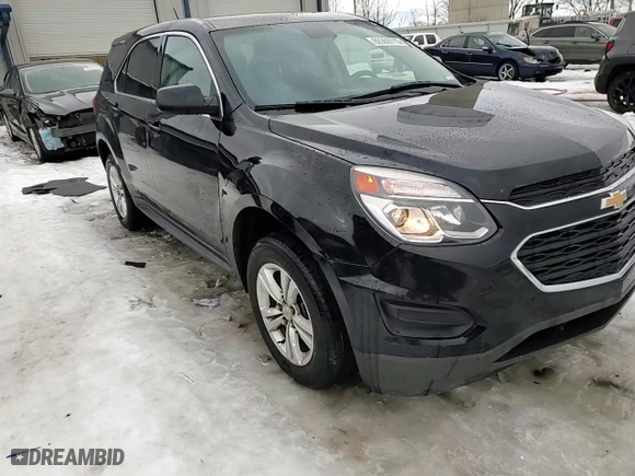 2017 Chevrolet Equinox LS with VIN 2GNALBEK1H6101995, listed as a Copart auction lot 89309715 with 105,248 mi miles and Salvage Title. Bid and sale history available at carsss.com. Image 14.