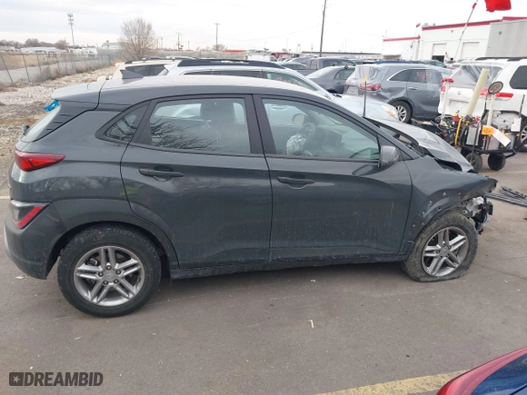 2023 Hyundai Kona SE with VIN KM8K2CAB5PU040450, listed as a IAAI auction lot 41490951 with 35,470 mi miles. Bid and sale history available at carsss.com. Image 14.