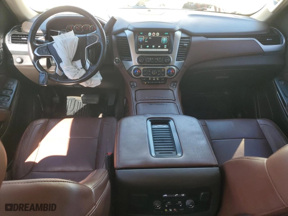 2015 Chevrolet Tahoe LTZ with VIN 1GNSCCKC5FR600193, listed as a Copart auction lot 44858305 with 136,259 mi miles and Salvage Title. Bid and sale history available at carsss.com. Image 8.