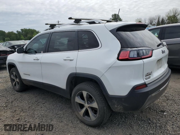 2019 Jeep Cherokee Limited z VIN 1C4PJMDN5KD148701, wystawiony jako Copart lot #56031085 z przebiegiem 118 988 mil mil oraz Szkoda całkowita • Salvage title. Historia ofert i sprzedaży dostępna na DreamBid. Obrazek 2.