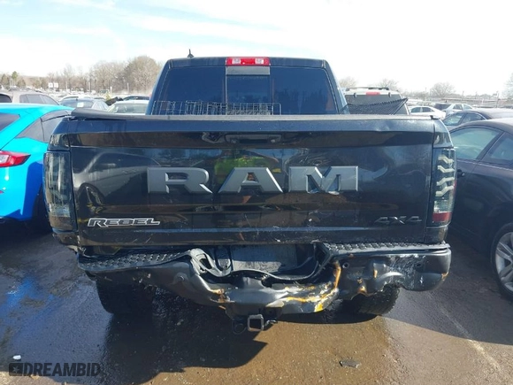 2018 Ram 1500 Rebel with VIN 1C6RR7YTXJS112242, listed as a IAAI auction lot 41664252 with 147,630 mi miles. Bid and sale history available at carsss.com. Image 16.