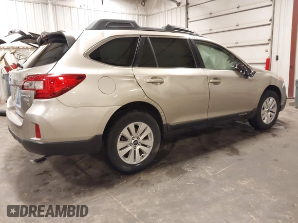 2015 Subaru Outback Premium with VIN 4S4BSAFCXF3301839, listed as a IAAI auction lot 41781480 with 117,477 mi miles and . Bid and sale history available at DreamBid. Image 4.