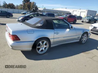 2002 Mercedes-Benz SL-Class with VIN WDBFA68F82F204630, listed as a Copart auction lot 50345945 with 175,566 mi miles and Clean Title. Bid and sale history available at carsss.com. Image 3.