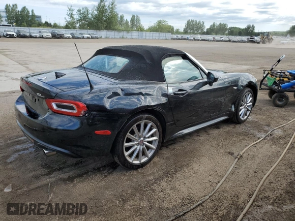 2017 FIAT 124 Spider Lusso with VIN JC1NFAEK4H0105489, listed as a Copart auction lot 62118945 with 90,490 mi miles and Clean title. Bid and sale history available at DreamBid. Image 3.