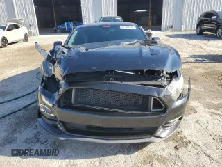 2015 Ford Mustang V6 with VIN 1FA6P8AM4F5347922, listed as a Copart auction lot 57309245 with 163,871 mi miles and Salvage title. Bid and sale history available at DreamBid. Image 5.